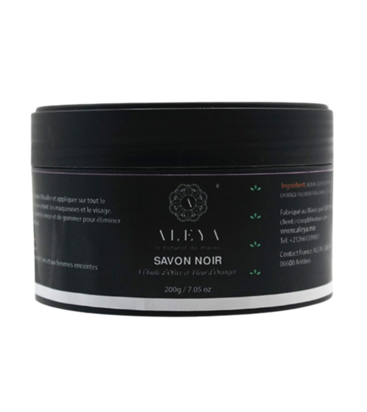 Savon noir à l’huile d’olive et Fleurs D’oranger