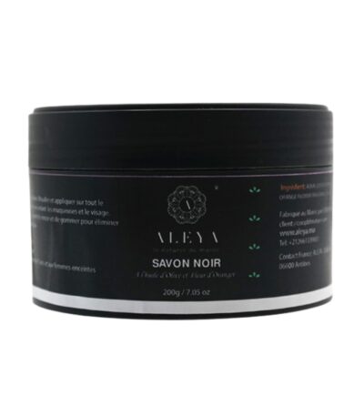 Savon noir à l’huile d’olive et Fleurs D’oranger