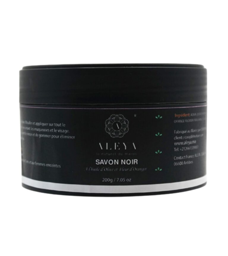 Savon noir à l’huile d’olive et Fleurs D’oranger