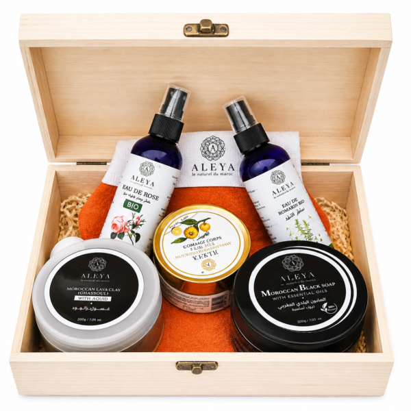 Box Cadeau Rituel Hammam Marocain - صندوق حمام فاخر